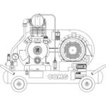 軽便形コンプレッサ 1．5KW アネスト岩田