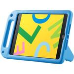 タブレットケース iPad 10.2インチ 第7世代 衝撃吸収 pencil収納付 スタンド付 ブルー エレコム