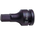 1/2"(12.7mm)SQ. ヘックスビットソケット 全長75mm Ko-ken コーケン(山下工業研究所)