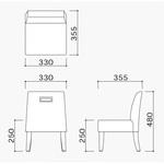 ピクシーチェア(キッズ用チェアー背面手持ち付タイプ) オモイオ (omoio)