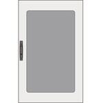 アクリルドア ホワイトグレイ DPO2シリーズ 摂津金属工業