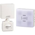 OCH-SET24-BLUE 人感センサー送信機+光フラッシュ電池式受信機 オーム電機