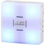 OCH-SET26-BLUE 音センサー送信機+光フラッシュ電池式受信機 オーム電機