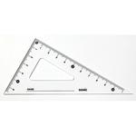 SN-377 12センチ三角定規 学納タイプ SONIC(ソニック・文具)