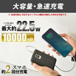monowa040  10000mAh携帯バッテリー 大河商事