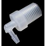 PP R1/4オスネジ付きL型アダプター 10個入 アイシス