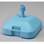 255119 のぼり旗用スタンド(注水タイプ)満水時17kg ポリエチレン製 ノボリ用ポール台G型 日本緑十字社