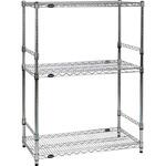 ステンレス製メッシュラック サイドバー付 TRUSCO