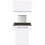 GH-UF3CB32G-WH Type-C/A USB3.2 Gen1メモリー 32GB グリーンハウス
