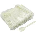 業務用プラスチック フォークスプーン 中村
