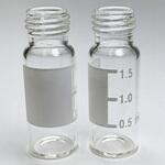 スクリューバイアル瓶 1.5mL ガラス ラベル付 テクノラボエスシィ