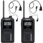 本体2台イヤホンマイク2本セットA KENWOOD