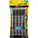 パーマネントマーカー100 5本入 パイロット