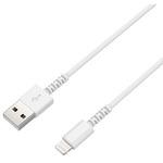 USB充電&同期ケーブル LN 極細 WH カシムラ