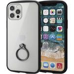 iPhone12 iPhone12 Pro ケース カバー フレームカラー リング 耐衝撃 TPU 背面 クリア エレコム