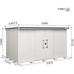 ヨド物置 エルモ LMD-3622 ヨドコウ