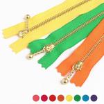 ポーチ用カラフルファスナー YKK