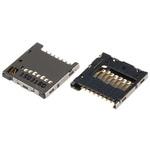 104031-0811 Molex， メモリカードコネクタ， MicroSD 8 極， メス 104031-0811 プッシュ / プル 日本モレックス(molex)