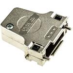 FMK2 FCT D-subコネクタシェル FMK シリーズ アングル A 15 極 亜鉛ダイキャスト ニッケル， シルバー FCT - A MOLEX COMPANY