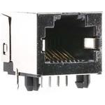 43860-0025 Molex RJ45モジュラジャック 8P8C極 Cat3 ライトアングル スルーホール メス モジュラージャック 日本モレックス(molex)