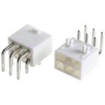 39-30-0060 Molex 基板接続用ピンヘッダ Mini-Fit Jrシリーズ 6極 4.2mm 2列 ライトアングル 日本モレックス(molex)