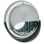 丸型フード縦ガラリ水切り付換気口 KN-MTGVタイプ バクマ工業