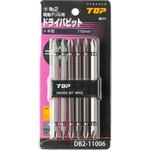 DB2-11006 電動ドリル用ドライバビット6本組セット トップ工業