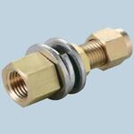 黄銅製隔壁メスユニオン アオイ