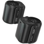 C1000761 ベルトファン(5000mAh)ブラック AJ6034 幅85×奥行75×高さ85 CRECOTE