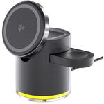 4in1丸形ワイヤレス充電器qi2 C16 幅55×奥行55×高さ80 CRECOTE