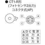 CT1-R用4Pコネクタ(凹凸セット) ライン精機