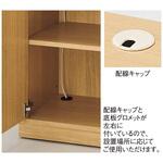 木製一体型レジ台 バックカウンター 幅120cm ストア・エキスプレス