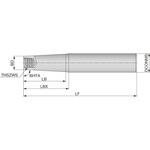タングマイスター用シャンク VTSD (テーパネック+円筒シャンクタイプ) タンガロイ