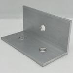 【オーダー】A6063アングル 3穴×サイズカット ノーブランド