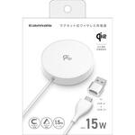 Qi対応 ワイヤレス充電器 ホワイト 多摩電子