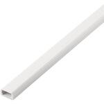 LD-GAF2MWH 配線カバー 壁用 モール (長さ1m×幅21mm) フラット 配線隠し ケーブルカバー 設置用テープ付き エレコム
