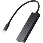 USB Type-C ハブ 4ポート 高速 PD 100W 【 MacBook iPad Windows 等対応 】 薄型 C×2 A×2 エレコム