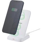 W-QS11WH ワイヤレス充電器 Qi認証 充電スタンド 12W / 10W / 7.5W / 5W 高速充電 横置き/縦置き エレコム
