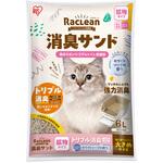 ラクリーン システムトイレ用猫砂 消臭サンド鉱物 大きめ ホワイトソープの香り 6L アイリスオーヤマ