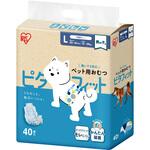 ペット用おむつ ピタフィット L 40枚入  男の子用 アイリスオーヤマ
