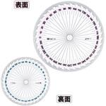 両面全円分度器 快段目盛 SK(新潟精機)