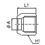 リング式銅管継手(計装用) 袋ナット 群協製作所