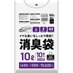 消臭袋10L白半透明 ハウスホールドジャパン
