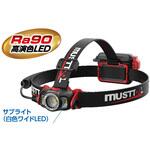 MHL-HFW400D ハイブリッドヘッドライトフラットビーム 高演色 サブライト白(バッテリー無し) MUST TOOL