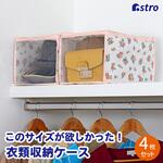 このサイズが欲しかった!高20cm 衣類整理袋 プチローズ 4枚組 アストロ