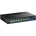 26ポート 強化型産業用ギガビット PoE+スイッチ TRENDnet