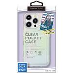 PG-24BCTP02AR iPhone 16 Pro用 クリアポケットケース [オーロラ] PGA