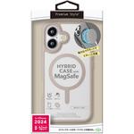 PG-24AMGPT05BE iPhone 16用 MagSafe対応 ハイブリッドケース [ベージュ] PGA
