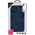 PG-D24AGF02DND iPhone 16用 ガラスフリップケース [ドナルドダック] PGA