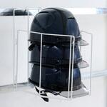 店舗用ヘルメット陳列什器 東洋物産工業(旧:トーヨーセフティー)